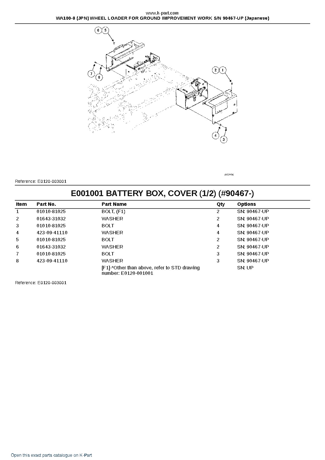 WA100-8 (JPN) WHEEL LOADER FOR GROUND IMPROVEMENT WORK S/N 90467-UP (Japanese) – sample page 3 WA100-8 (JPN) WHEEL LOADER FOR GROUND IMPROVEMENT WORK S/N 90467-UP (Japanese) – sample page 3