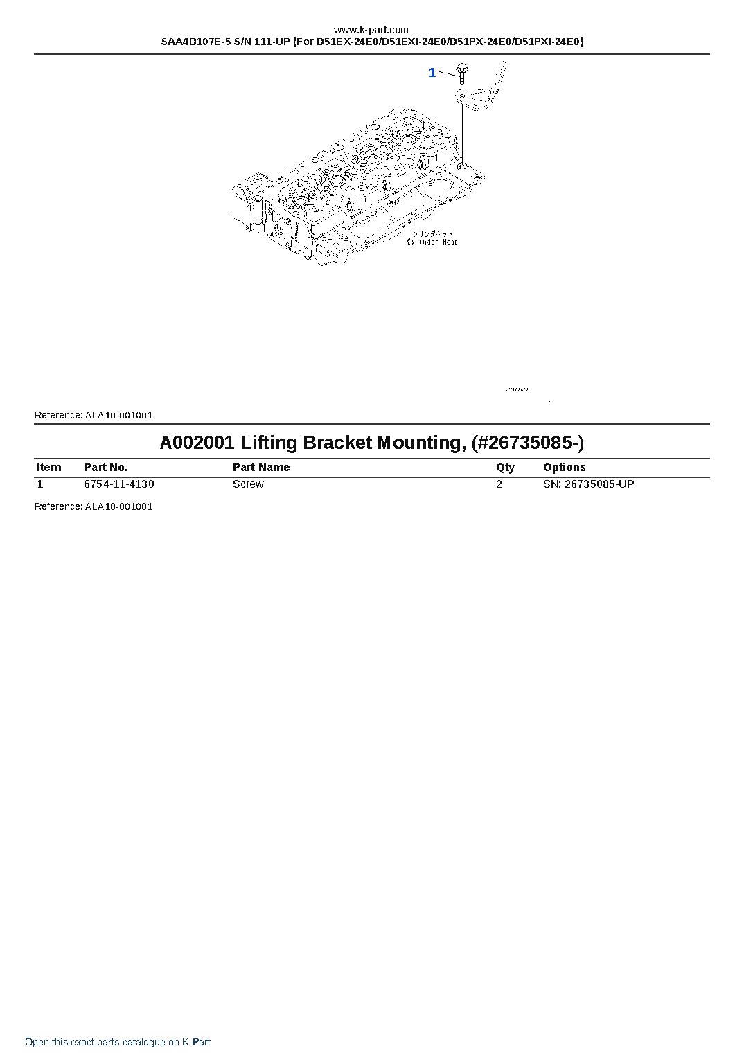 SAA4D107E-5 S/N 111-UP (For D51EX-24E0/D51EXI-24E0/D51PX-24E0/D51PXI-24E0) – sample page 2