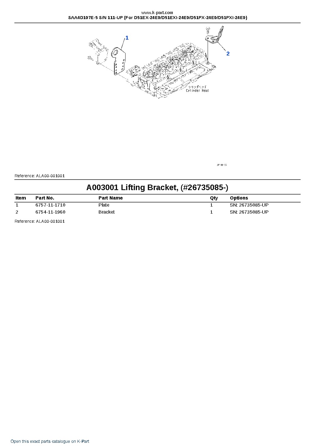 SAA4D107E-5 S/N 111-UP (For D51EX-24E0/D51EXI-24E0/D51PX-24E0/D51PXI-24E0) – sample page 3
