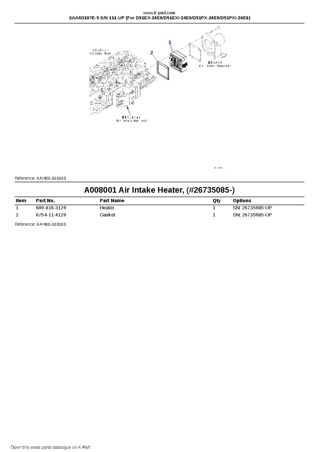 SAA4D107E-5 S/N 111-UP (For D51EX-24E0/D51EXI-24E0/D51PX-24E0/D51PXI-24E0) – sample page 8