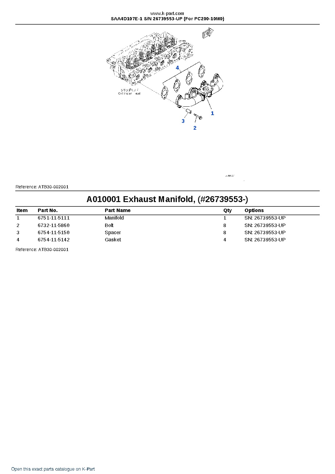 SAA4D107E-1 S/N 26739553-UP (For PC200-10M0) – sample page 10 SAA4D107E-1 S/N 26739553-UP (For PC200-10M0) – sample page 10