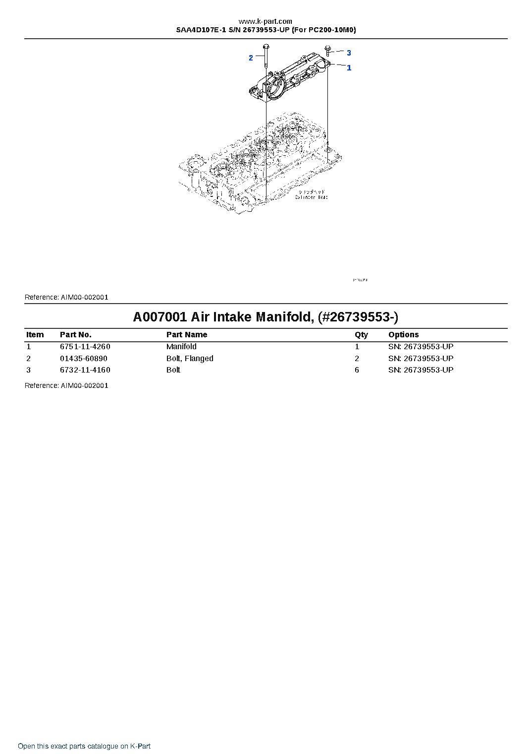 SAA4D107E-1 S/N 26739553-UP (For PC200-10M0) – sample page 7 SAA4D107E-1 S/N 26739553-UP (For PC200-10M0) – sample page 7