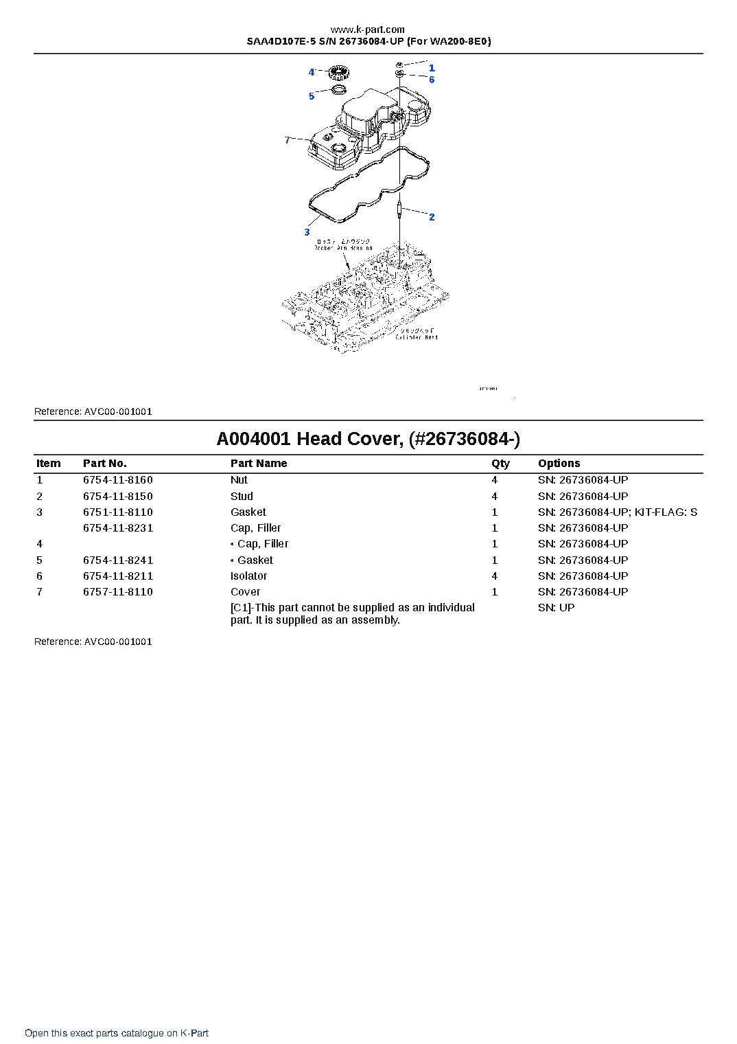 SAA4D107E-5 S/N 26736084-UP (For WA200-8E0) – sample page 4