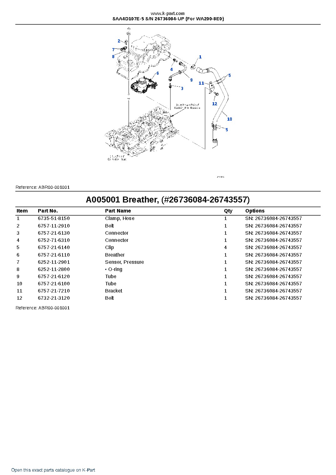 SAA4D107E-5 S/N 26736084-UP (For WA200-8E0) – sample page 5