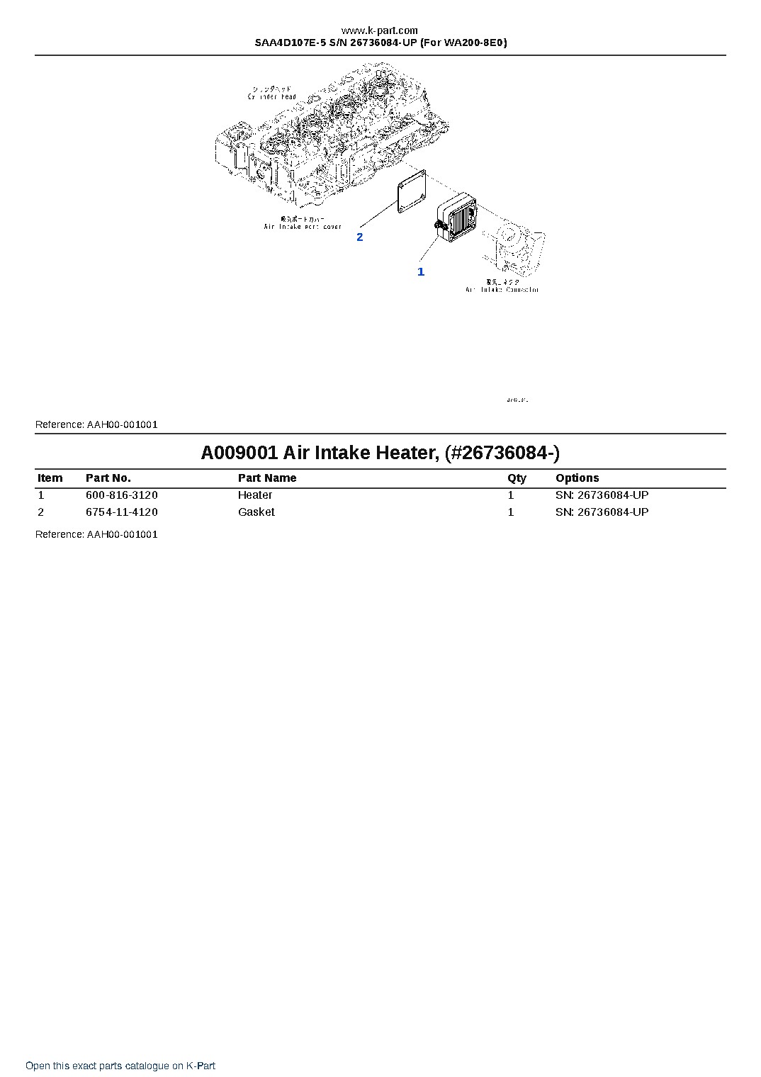 SAA4D107E-5 S/N 26736084-UP (For WA200-8E0) – sample page 9