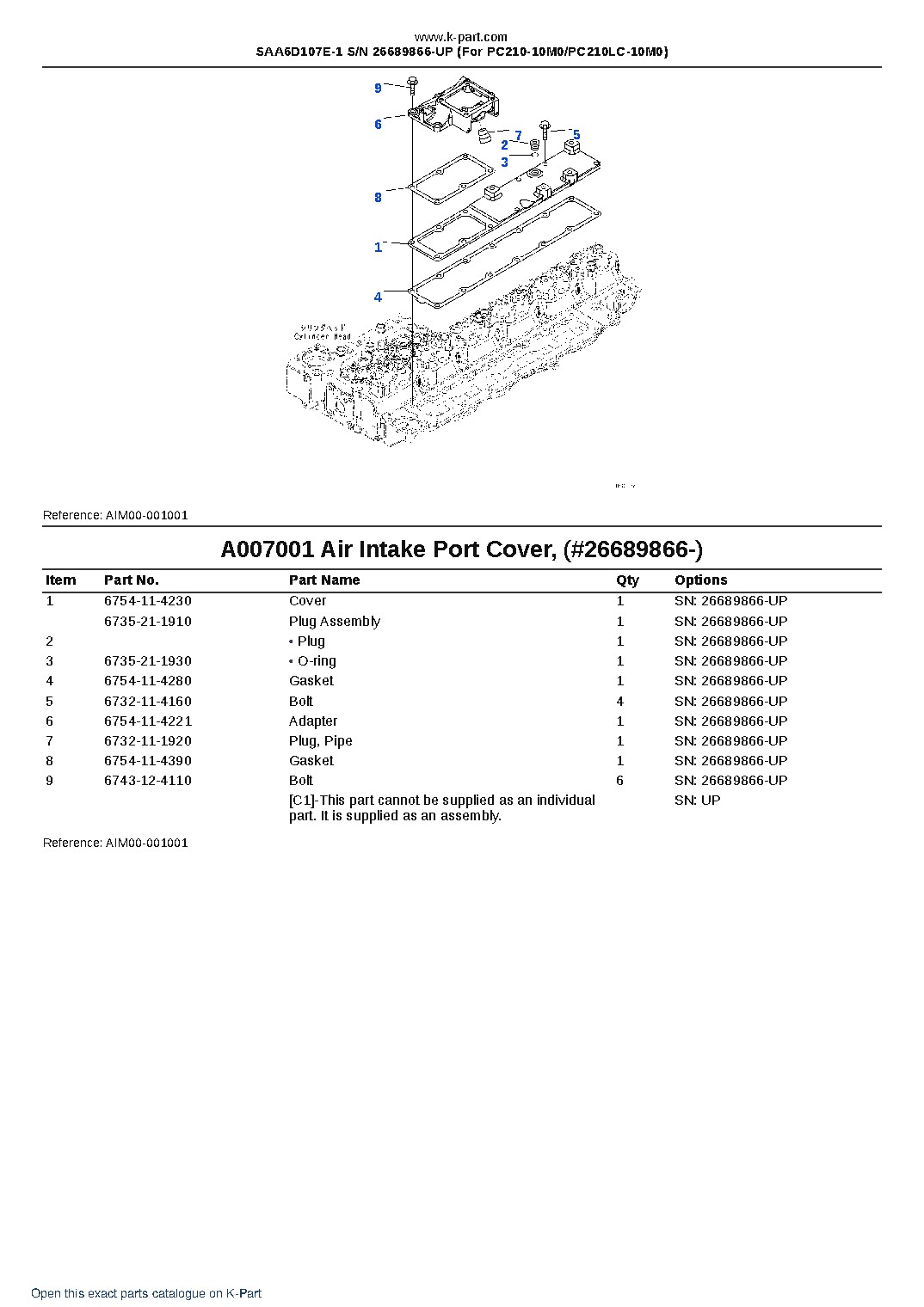 SAA6D107E-1 S/N 26689866-UP (For PC210-10M0/PC210LC-10M0) – sample page 8 SAA6D107E-1 S/N 26689866-UP (For PC210-10M0/PC210LC-10M0) – sample page 8