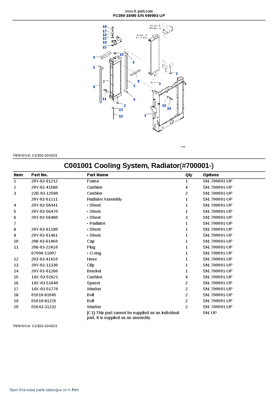 PC200-10M0 S/N 600001-UP – sample page 8 PC200-10M0 S/N 600001-UP – sample page 8