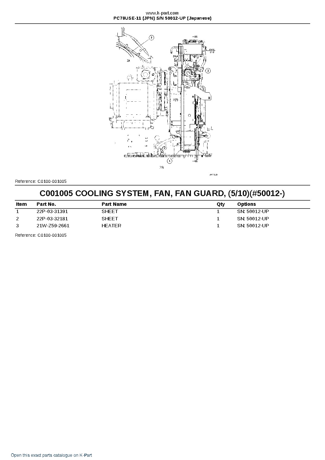 PC78USE-11 (JPN) S/N 50012-UP (Japanese) – sample page 8 PC78USE-11 (JPN) S/N 50012-UP (Japanese) – sample page 8