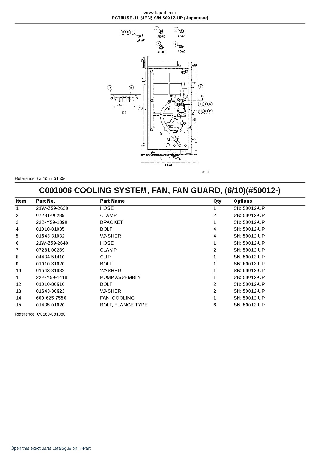 PC78USE-11 (JPN) S/N 50012-UP (Japanese) – sample page 9 PC78USE-11 (JPN) S/N 50012-UP (Japanese) – sample page 9