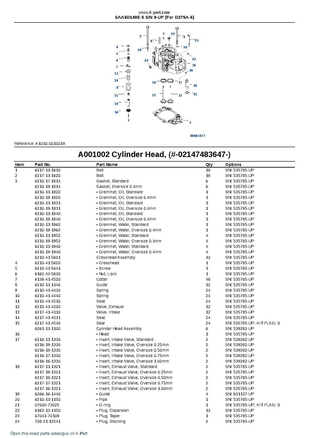 SAA6D140E-5 S/N 0-UP (For D275A-6) – sample page 3 SAA6D140E-5 S/N 0-UP (For D275A-6) – sample page 3
