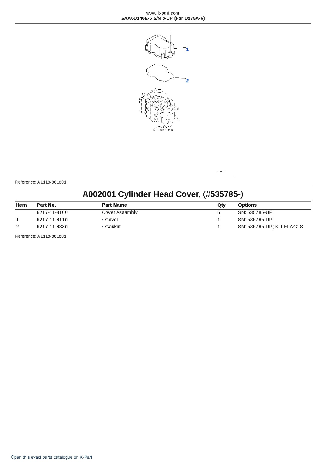SAA6D140E-5 S/N 0-UP (For D275A-6) – sample page 5 SAA6D140E-5 S/N 0-UP (For D275A-6) – sample page 5