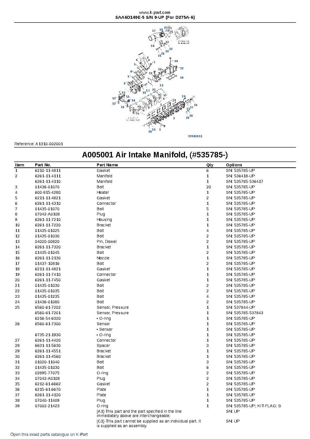 SAA6D140E-5 S/N 0-UP (For D275A-6) – sample page 9 SAA6D140E-5 S/N 0-UP (For D275A-6) – sample page 9