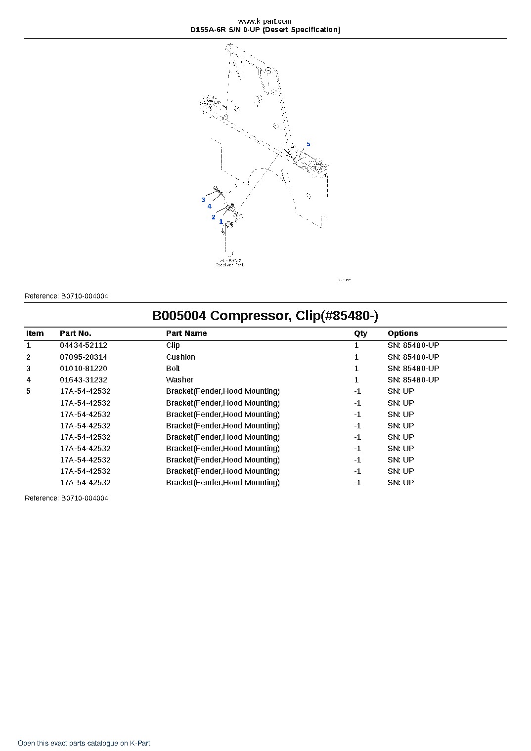 D155A-6R S/N 0-UP (Desert Specification) – sample page 10 D155A-6R S/N 0-UP (Desert Specification) – sample page 10