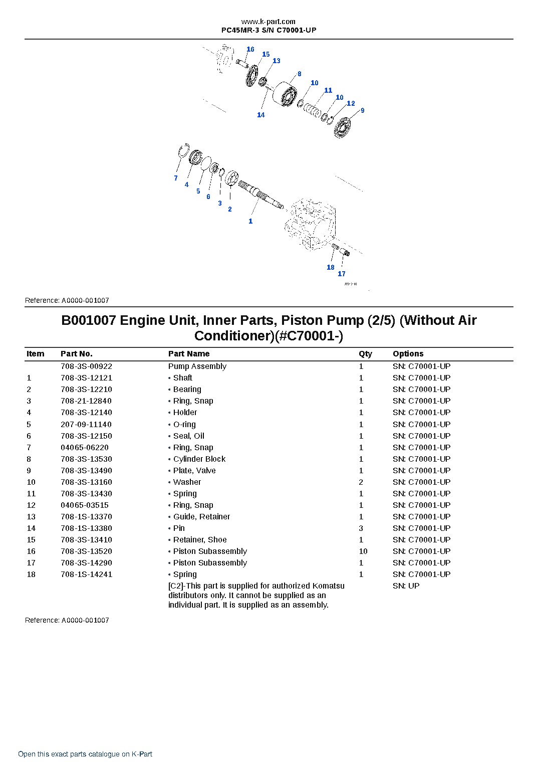 PC45MR-3 S/N C70001-UP – sample page 8 PC45MR-3 S/N C70001-UP – sample page 8