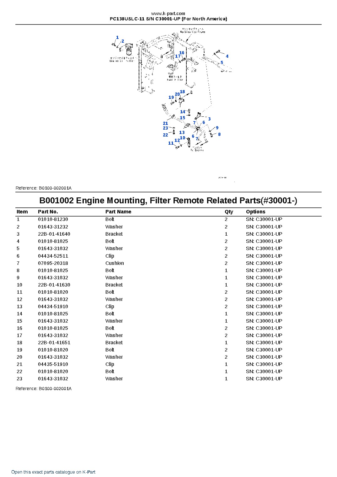 PC138USLC-11 S/N C30001-UP (For North America) – sample page 2