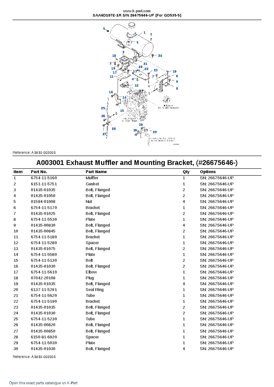 SAA6D107E-1R S/N 26675646-UP (For GD535-5) – sample page 4 SAA6D107E-1R S/N 26675646-UP (For GD535-5) – sample page 4