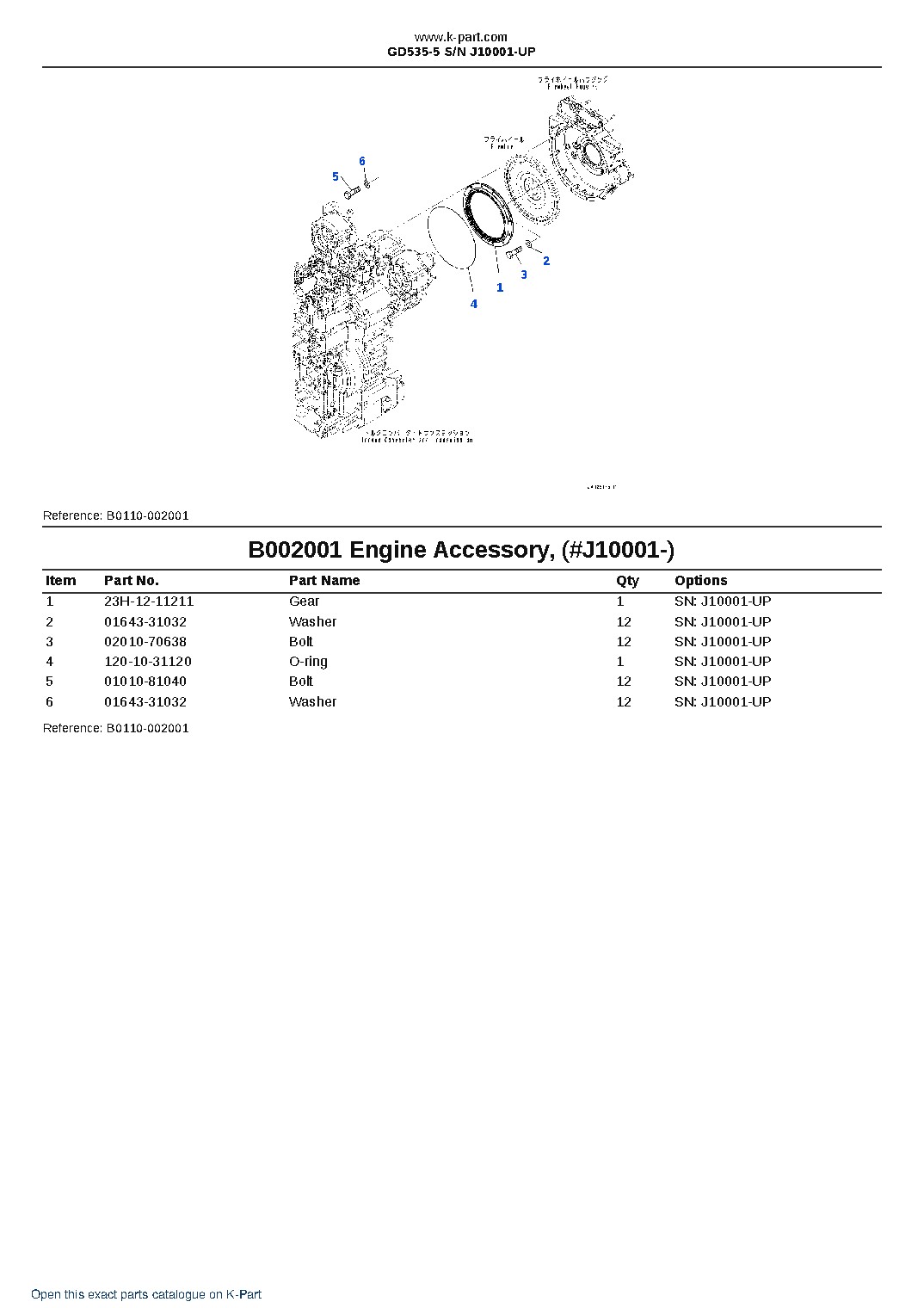 GD535-5 S/N J10001-UP – sample page 3 GD535-5 S/N J10001-UP – sample page 3