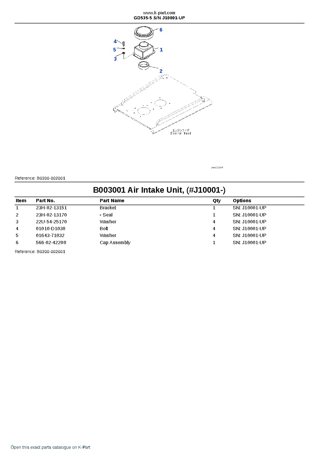 GD535-5 S/N J10001-UP – sample page 4 GD535-5 S/N J10001-UP – sample page 4