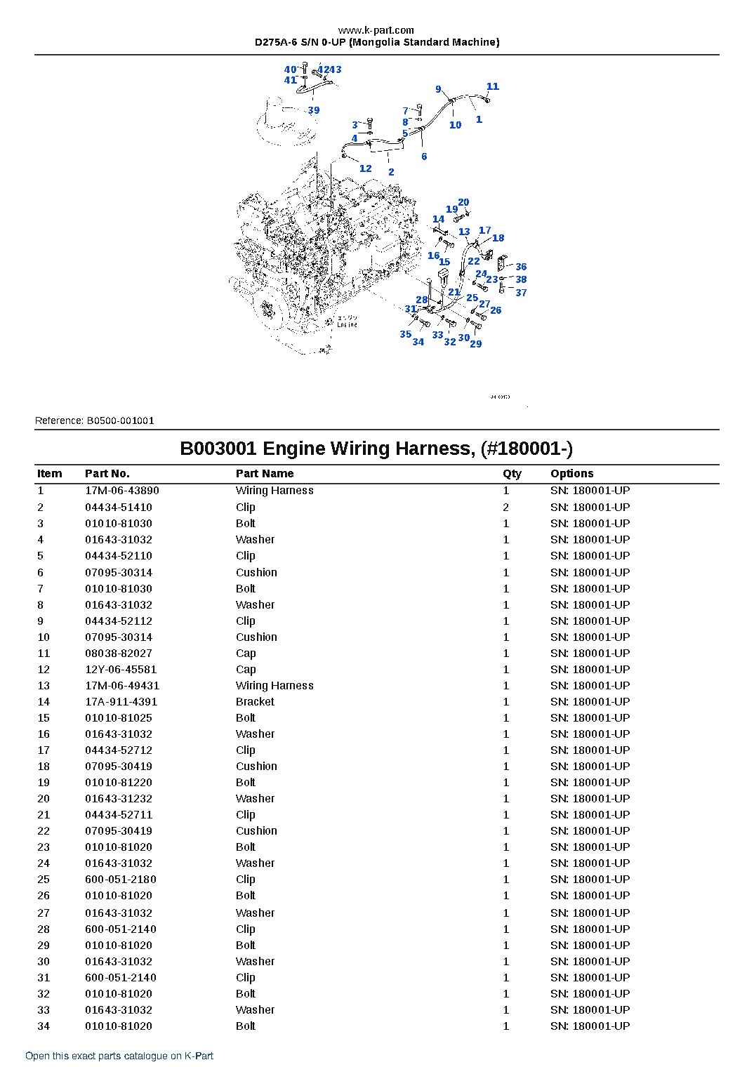 D275A-6 S/N 0-UP (Mongolia Standard Machine) – sample page 3