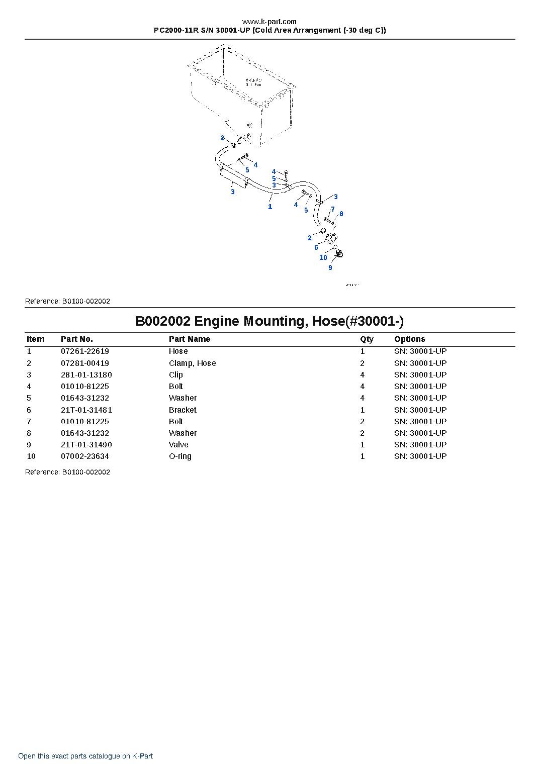 PC2000-11R S/N 30001-UP (Cold Area Arrangement (-30 deg C)) – sample page 4