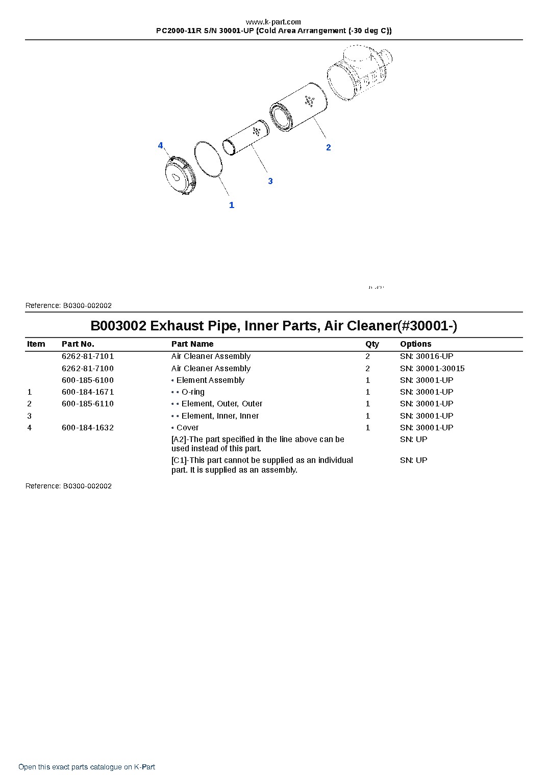PC2000-11R S/N 30001-UP (Cold Area Arrangement (-30 deg C)) – sample page 6