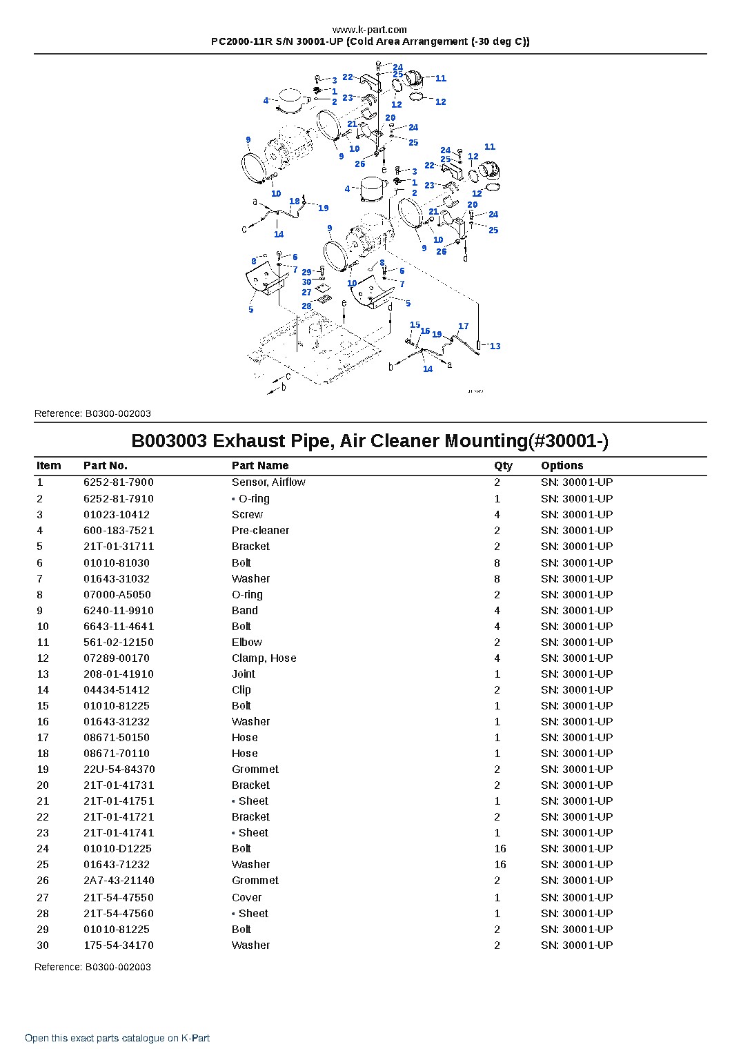 PC2000-11R S/N 30001-UP (Cold Area Arrangement (-30 deg C)) – sample page 7