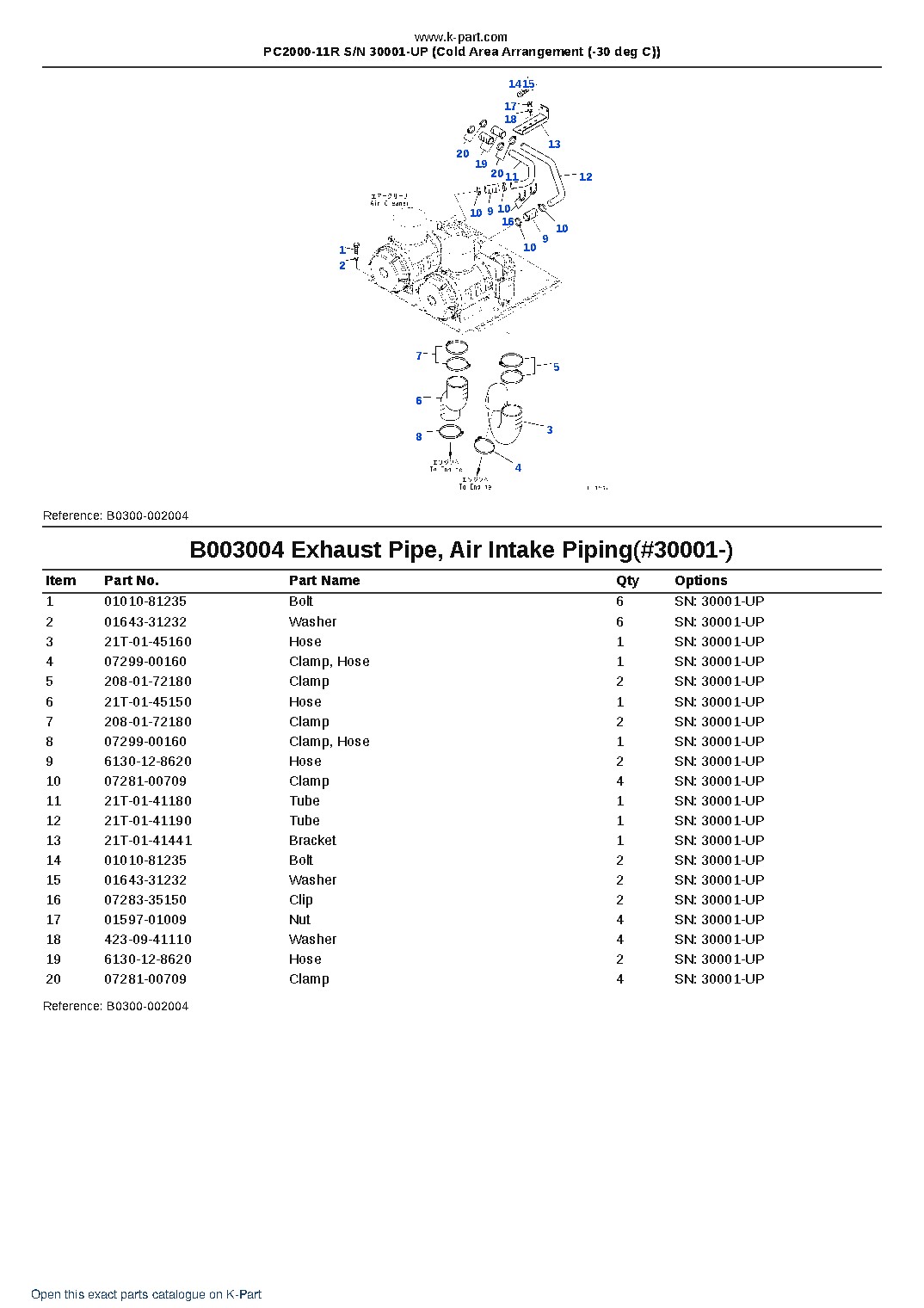 PC2000-11R S/N 30001-UP (Cold Area Arrangement (-30 deg C)) – sample page 8