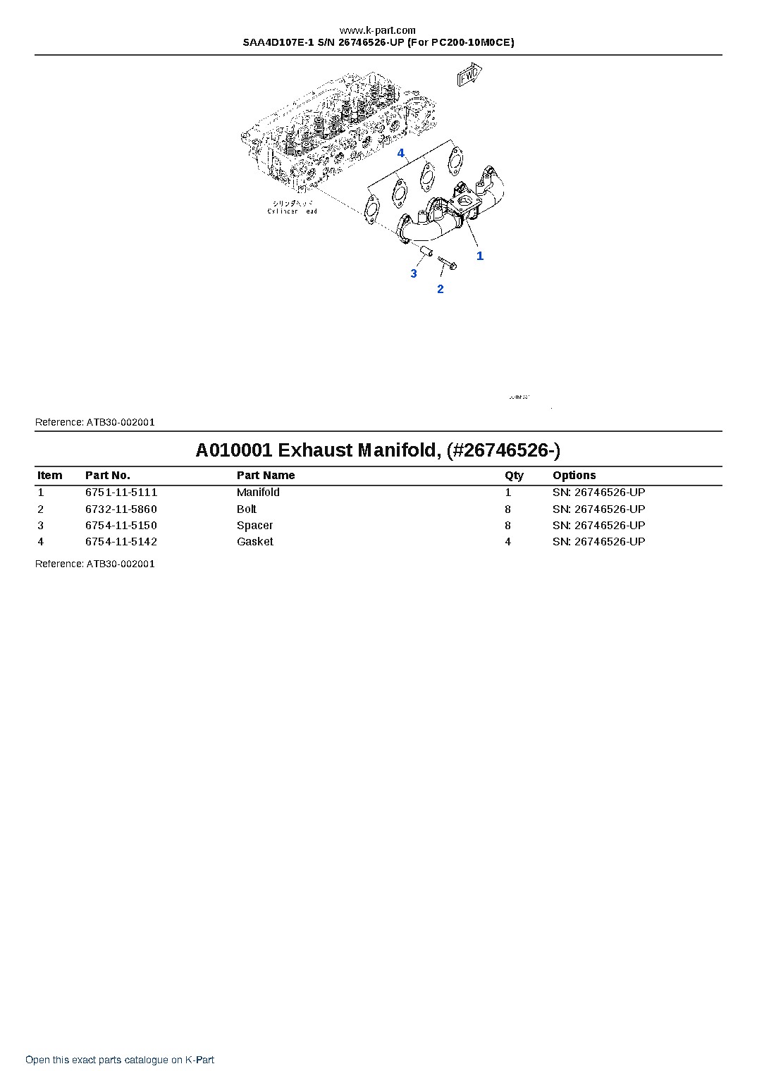 SAA4D107E-1 S/N 26746526-UP (For PC200-10M0CE) – sample page 10