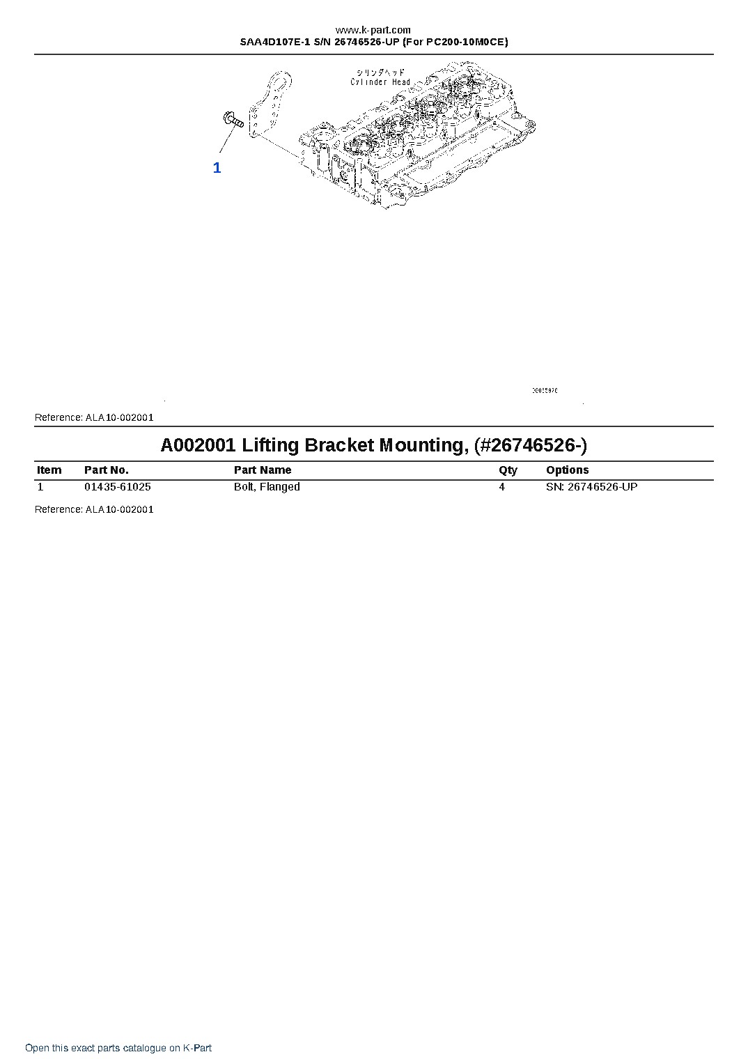 SAA4D107E-1 S/N 26746526-UP (For PC200-10M0CE) – sample page 2