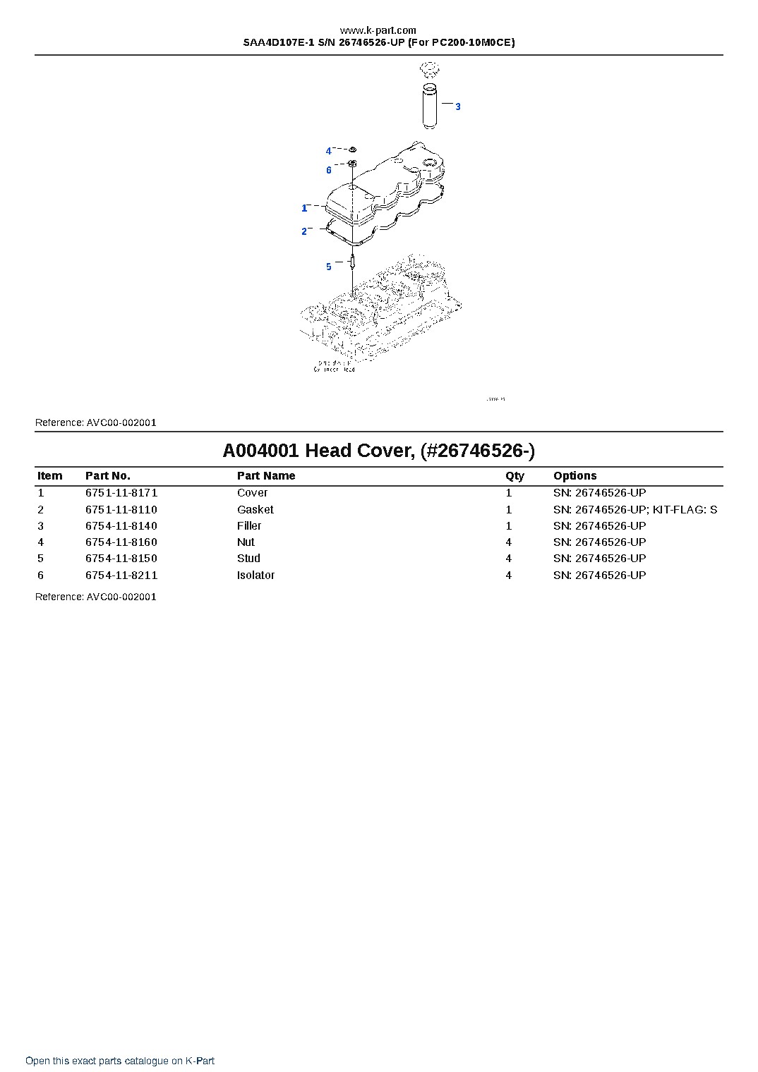 SAA4D107E-1 S/N 26746526-UP (For PC200-10M0CE) – sample page 4