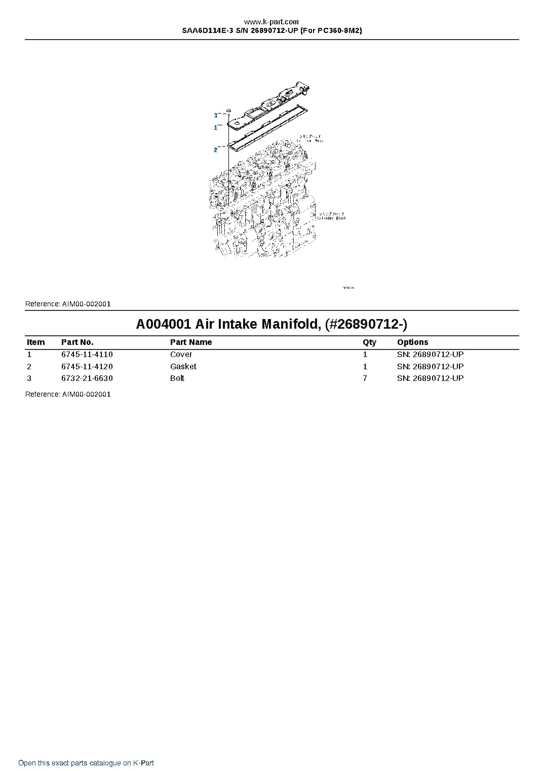 SAA6D114E-3 S/N 26890712-UP (For PC360-8M2) – sample page 4