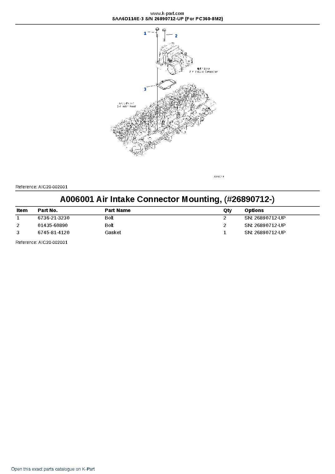 SAA6D114E-3 S/N 26890712-UP (For PC360-8M2) – sample page 6