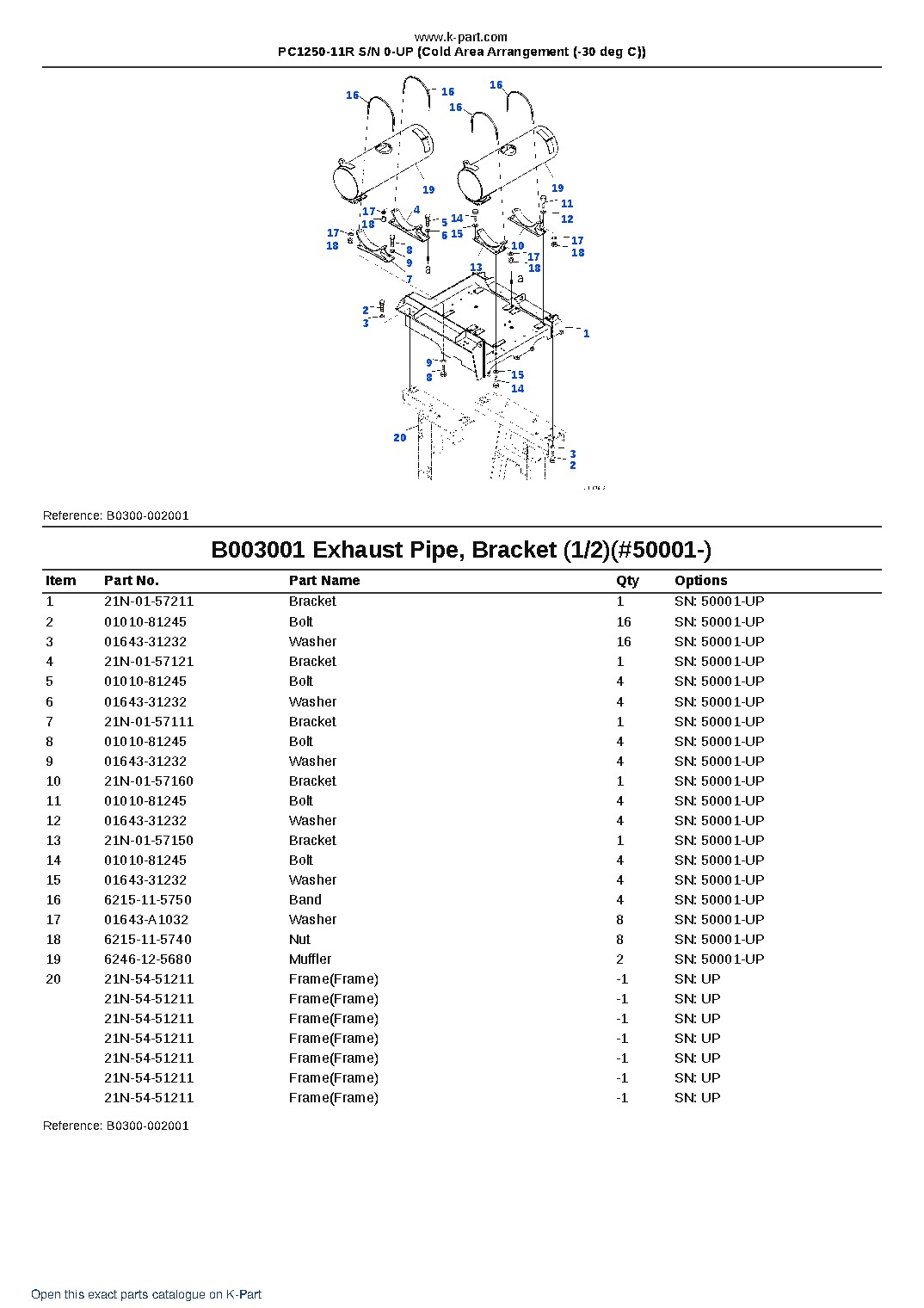 PC1250-11R S/N 0-UP (Cold Area Arrangement (-30 deg C)) – sample page 10