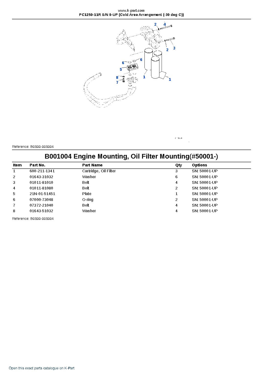 PC1250-11R S/N 0-UP (Cold Area Arrangement (-30 deg C)) – sample page 4