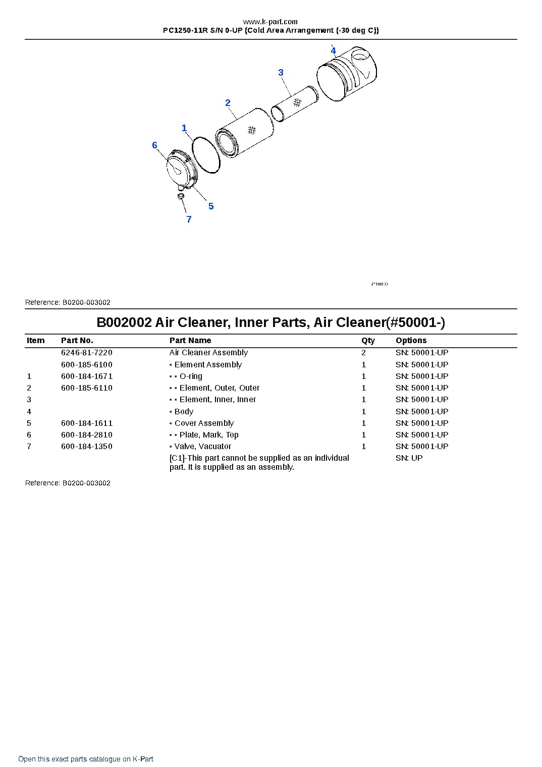 PC1250-11R S/N 0-UP (Cold Area Arrangement (-30 deg C)) – sample page 6
