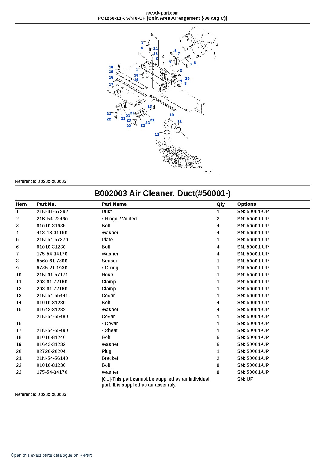 PC1250-11R S/N 0-UP (Cold Area Arrangement (-30 deg C)) – sample page 7