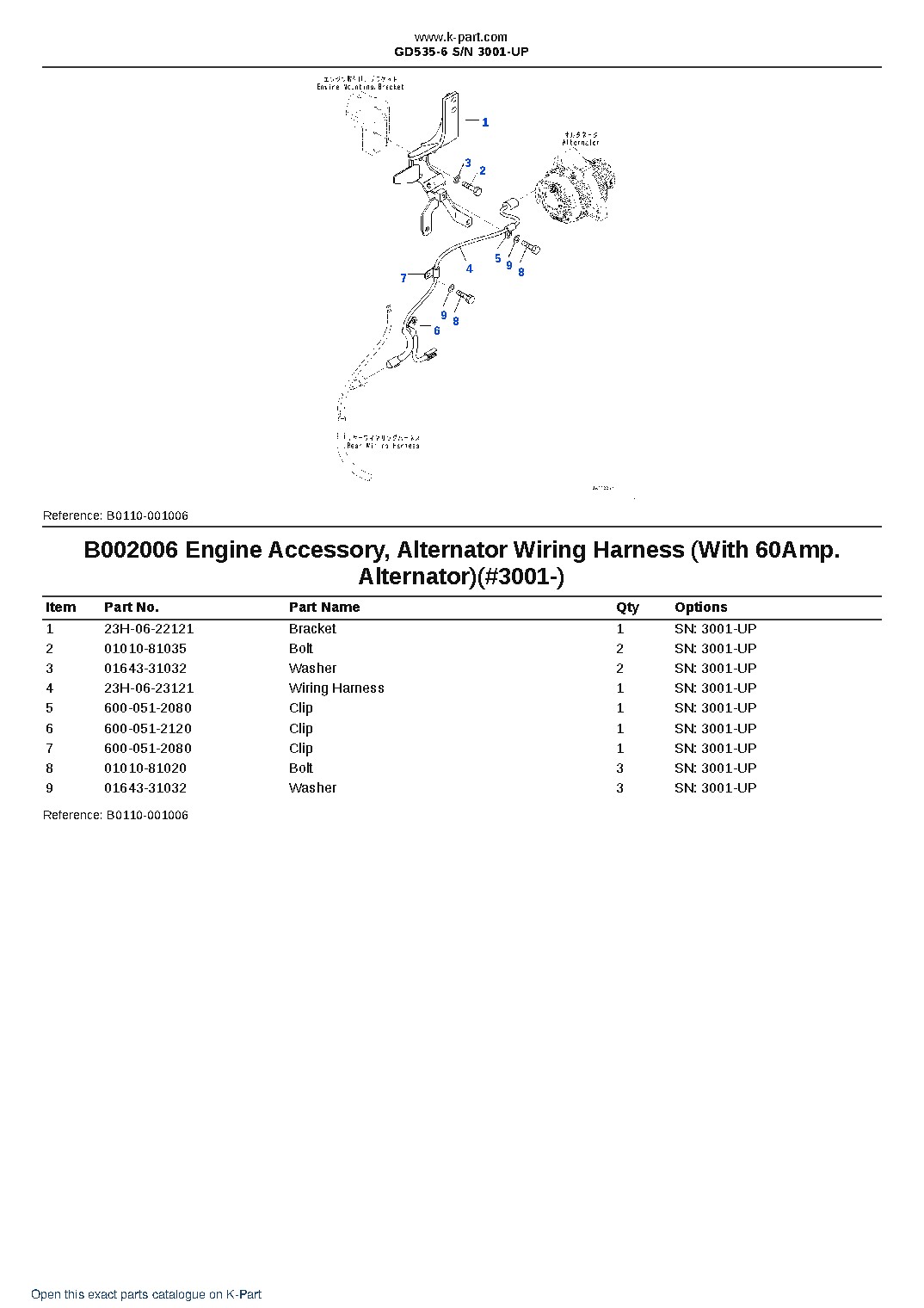 GD535-6 S/N 3001-UP – sample page 10 GD535-6 S/N 3001-UP – sample page 10