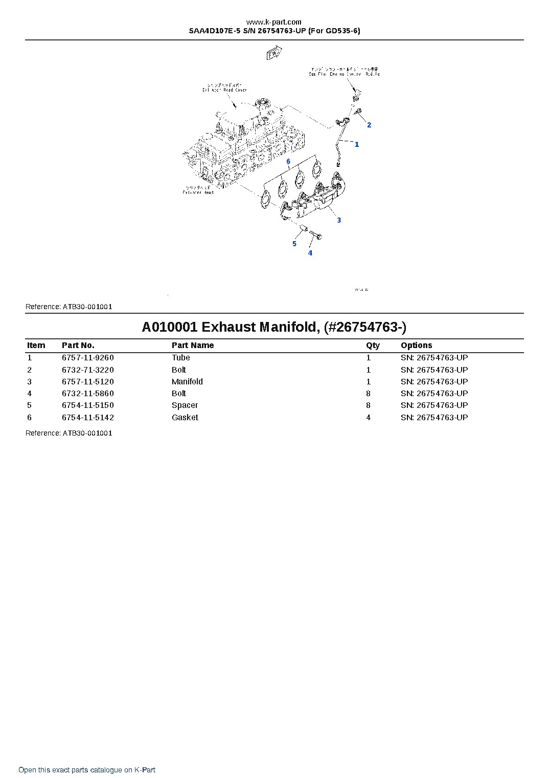 SAA4D107E-5 S/N 26754763-UP (For GD535-6) – sample page 10 SAA4D107E-5 S/N 26754763-UP (For GD535-6) – sample page 10