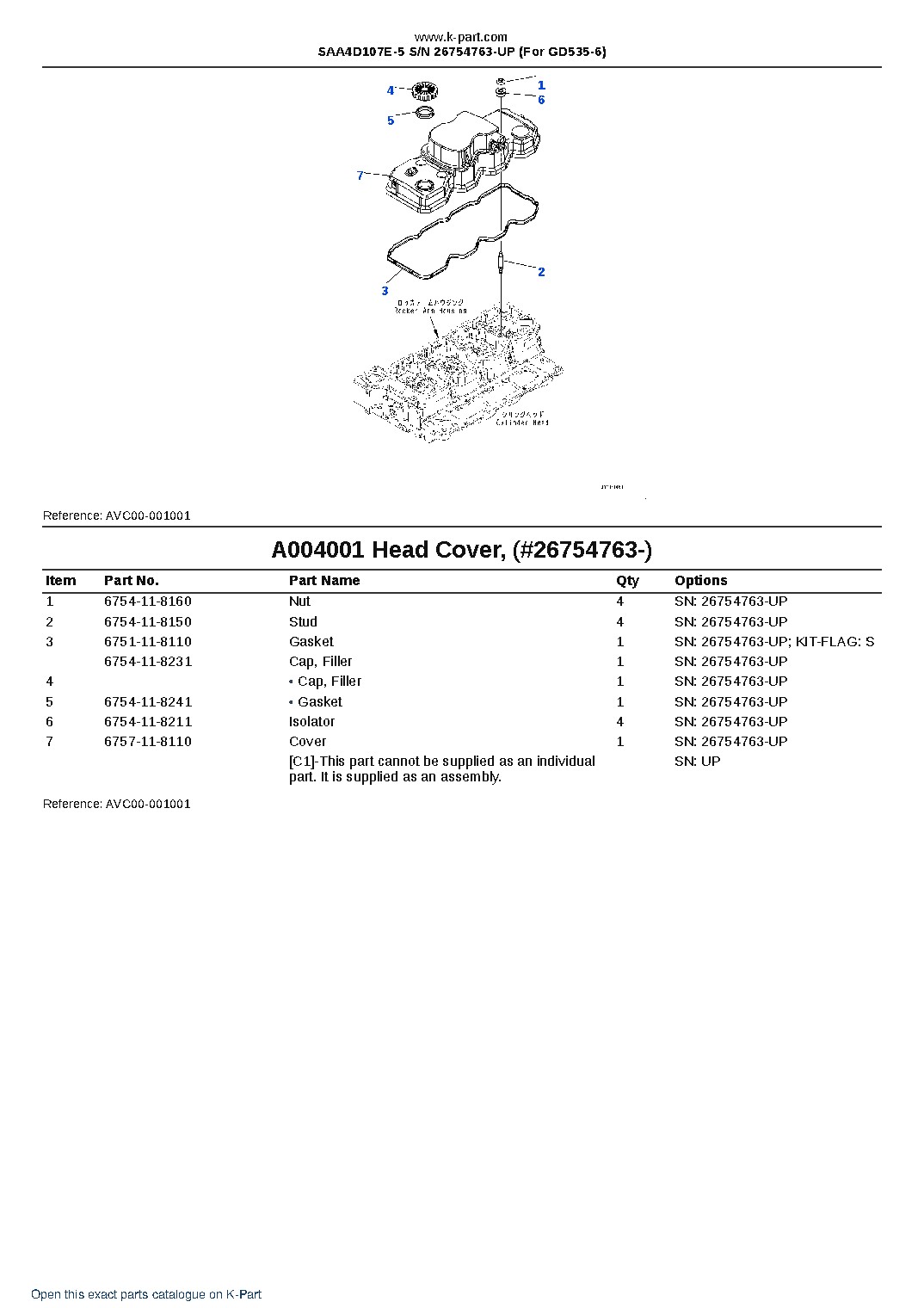 SAA4D107E-5 S/N 26754763-UP (For GD535-6) – sample page 4 SAA4D107E-5 S/N 26754763-UP (For GD535-6) – sample page 4