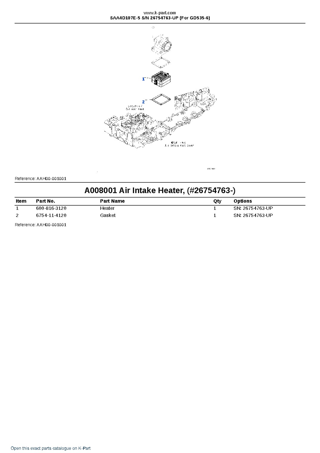 SAA4D107E-5 S/N 26754763-UP (For GD535-6) – sample page 8 SAA4D107E-5 S/N 26754763-UP (For GD535-6) – sample page 8