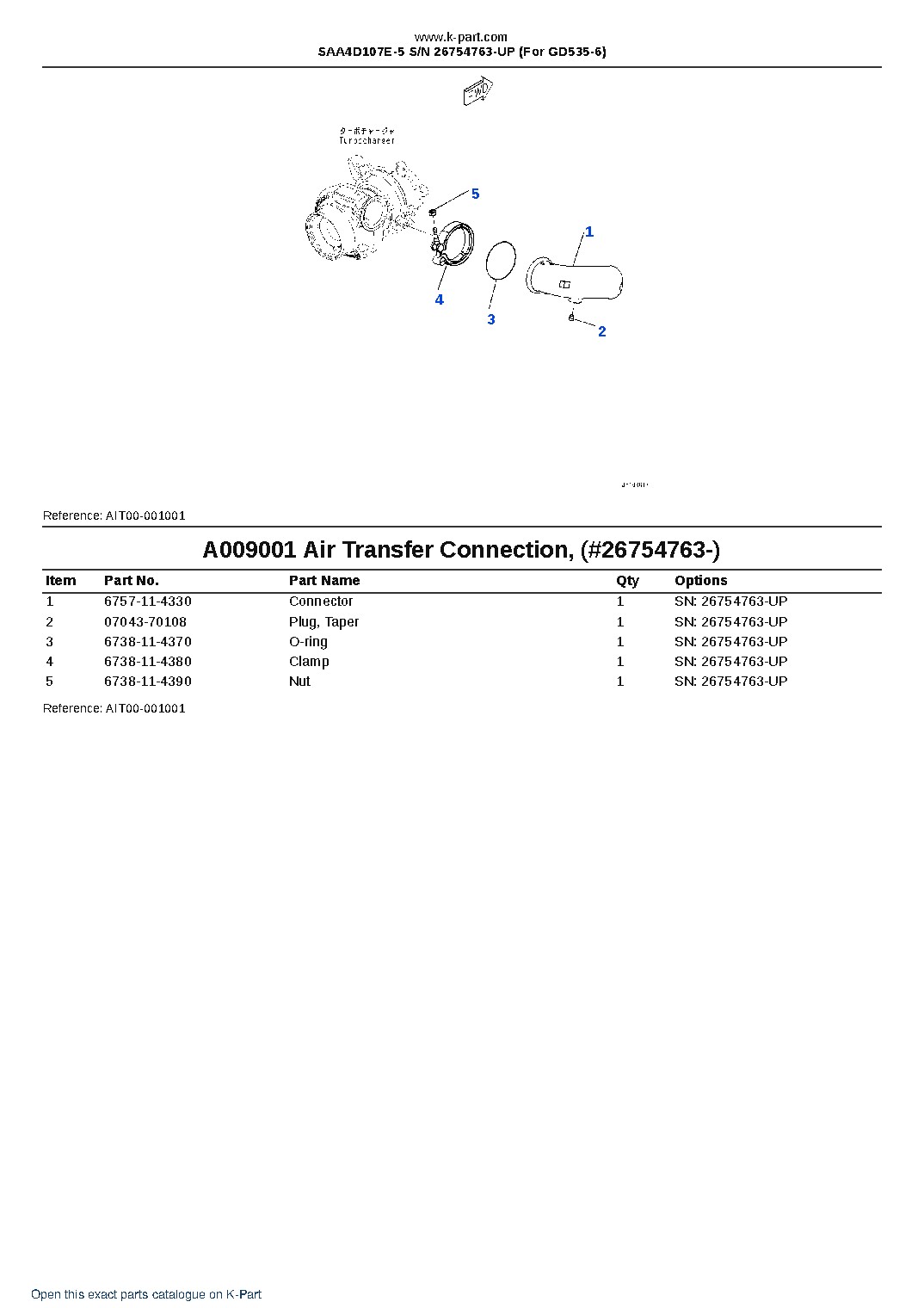 SAA4D107E-5 S/N 26754763-UP (For GD535-6) – sample page 9 SAA4D107E-5 S/N 26754763-UP (For GD535-6) – sample page 9
