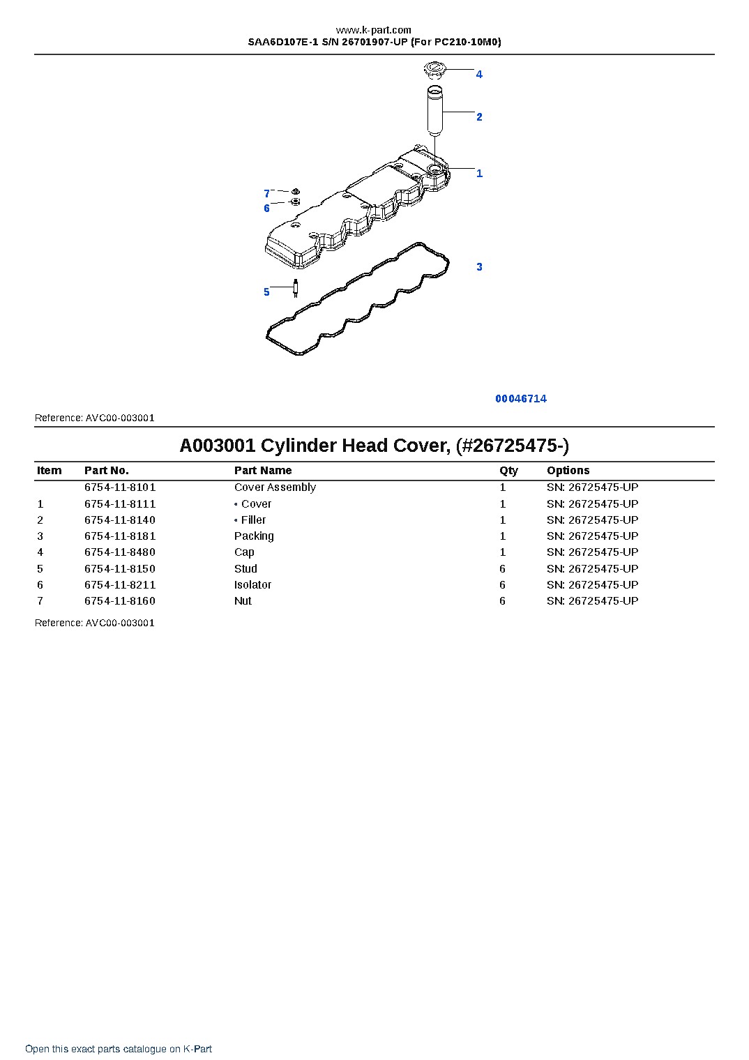 SAA6D107E-1 S/N 26701907-UP (For PC210-10M0) – sample page 4
