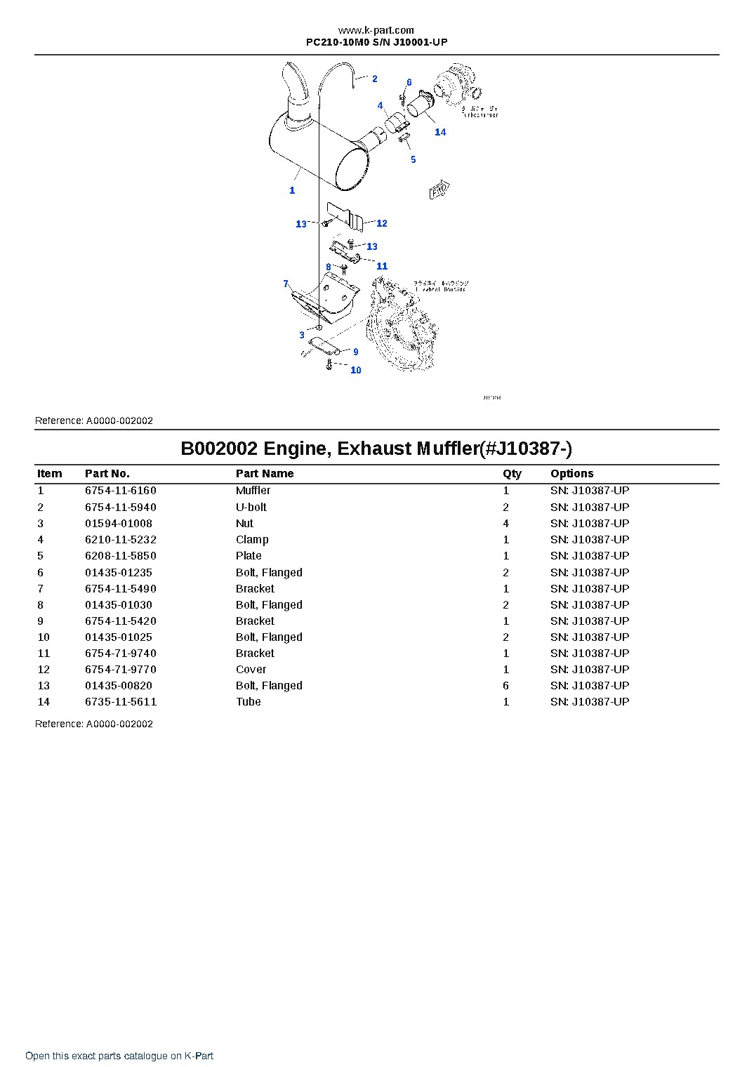 PC210-10M0 S/N J10001-UP – sample page 6 PC210-10M0 S/N J10001-UP – sample page 6
