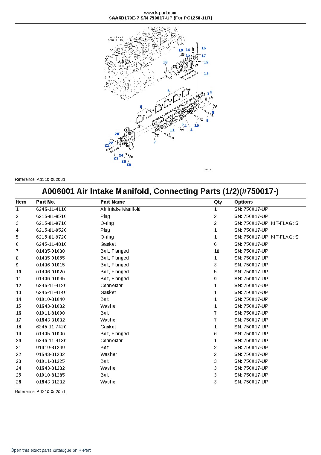 SAA6D170E-7 S/N 750017-UP (For PC1250-11R) – sample page 8 SAA6D170E-7 S/N 750017-UP (For PC1250-11R) – sample page 8