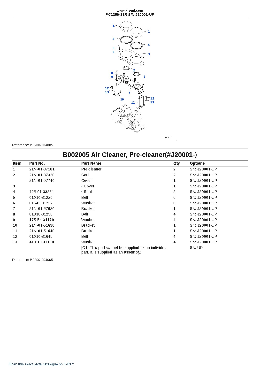 PC1250-11R S/N J20001-UP – sample page 9
