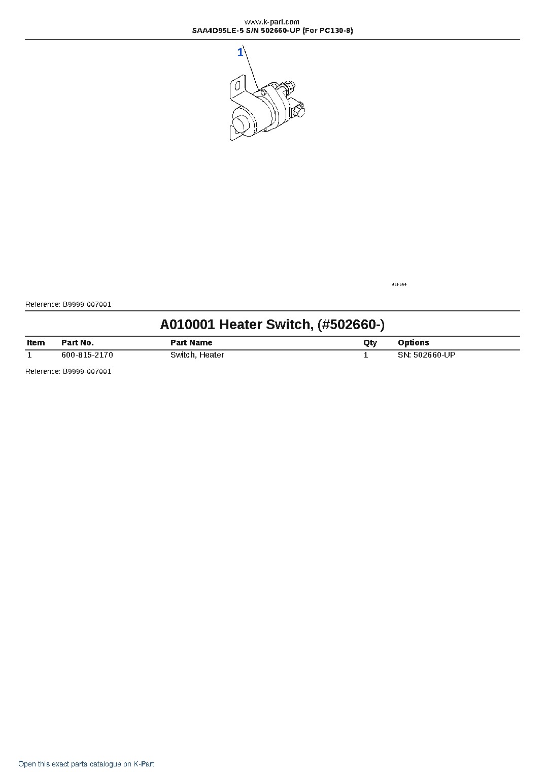 SAA4D95LE-5 S/N 502660-UP (For PC130-8) – sample page 10 SAA4D95LE-5 S/N 502660-UP (For PC130-8) – sample page 10