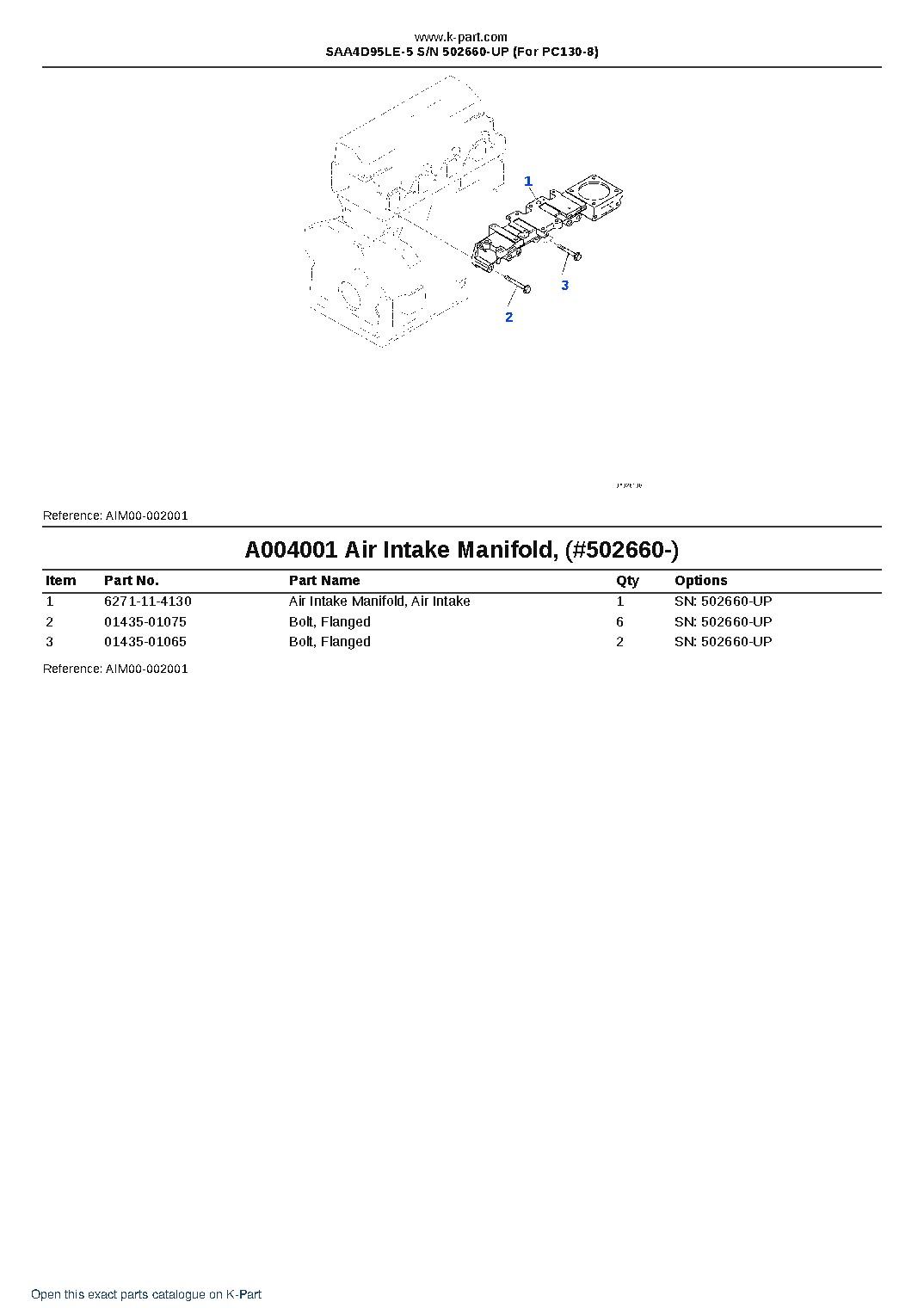 SAA4D95LE-5 S/N 502660-UP (For PC130-8) – sample page 4 SAA4D95LE-5 S/N 502660-UP (For PC130-8) – sample page 4