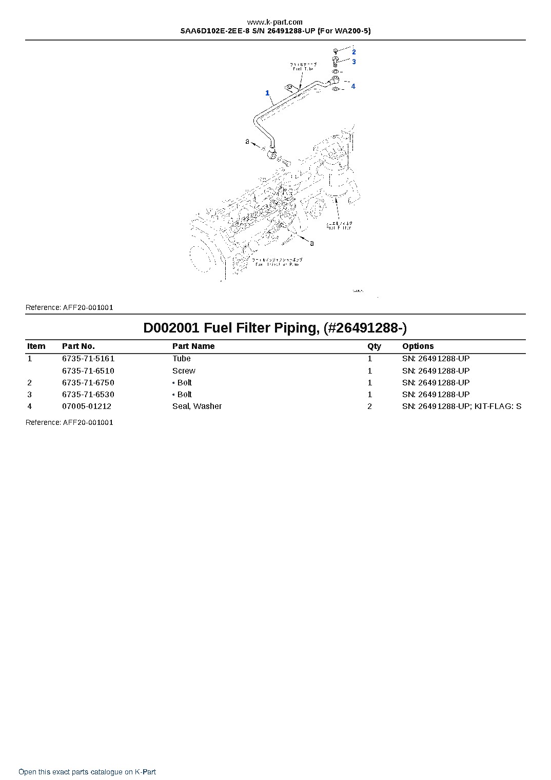 SAA6D102E-2EE-8 S/N 26491288-UP (For WA200-5) – sample page 4