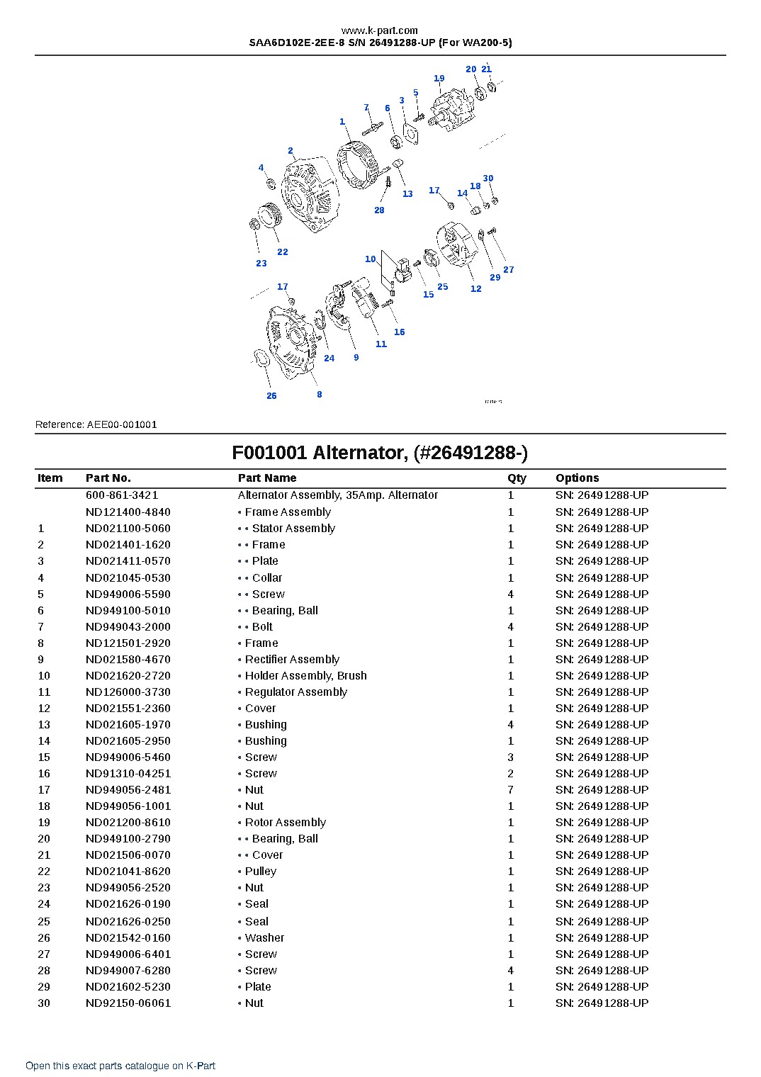 SAA6D102E-2EE-8 S/N 26491288-UP (For WA200-5) – sample page 6