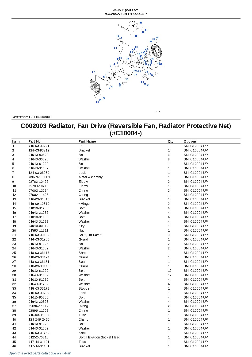 WA200-5 S/N C10004-UP – sample page 10 WA200-5 S/N C10004-UP – sample page 10
